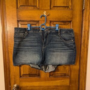 Torrid Jean Shorts Darker Wash